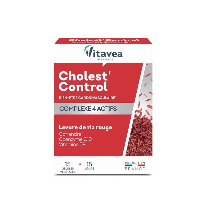 VITAVEA LEVURE DE RIZ ROUGE 15 GELULES