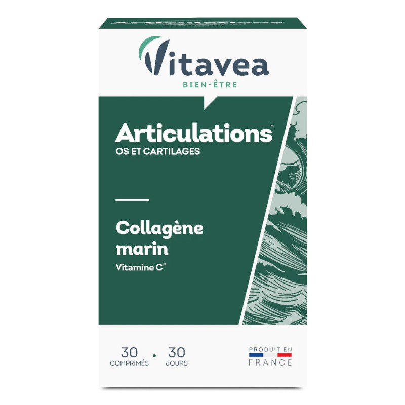 VITAVEA ARTICULATION COLLAGENE MARIN 30 COMPRIMES