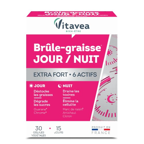 VITAVEA BRULE GRAISSE JOUR/NUIT 30 GELULES