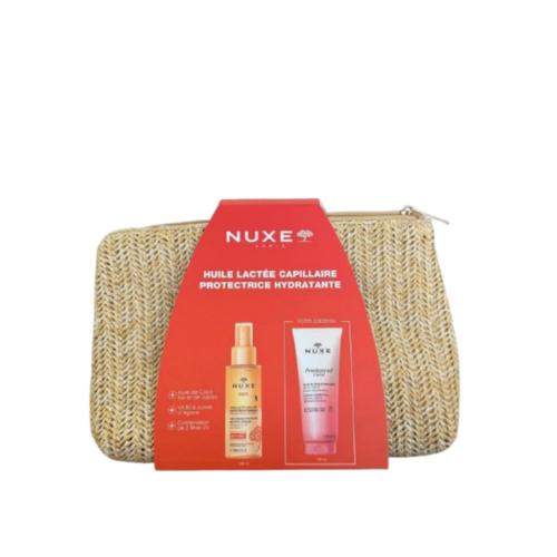 NUXE TROUSSE SUN HUILE LACTE CAPILLAIRE 100ML + GELEE DE DOUCHE FLORAL 100ML OFFERTS