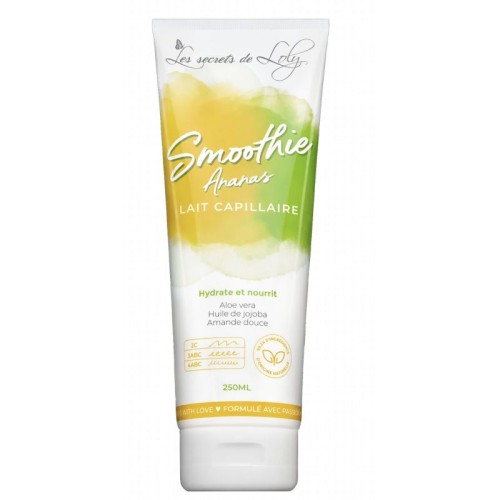 LES SECRETS DE LOLY SMOOTHIE ANANAS LAIT CAPILLAIRE SANS RINCAGE NOURRISSANT 250ML