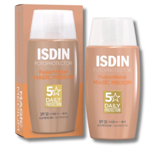 ISDIN FUSION WATER COLOR TEINTE MEDIUM SPF 50+ 50ML