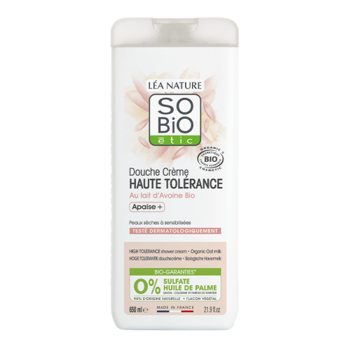 SO BIO DOUCHE CREME AU LAIT D'AVOINE BIO 650ML