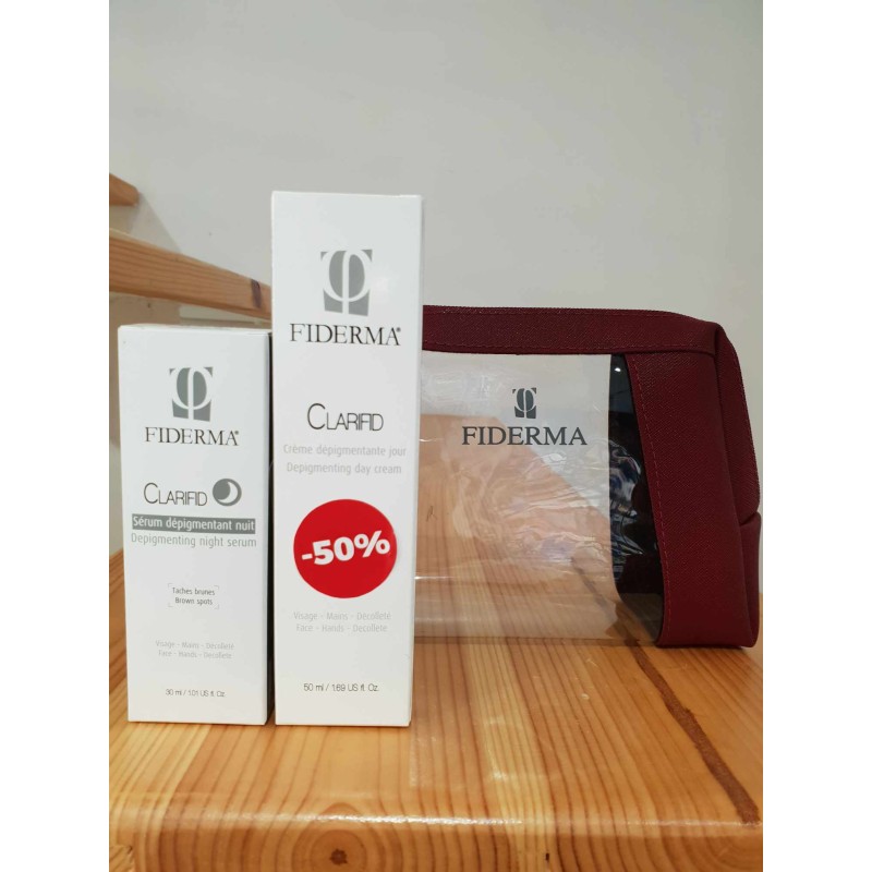 FIDERMA CLARIFID TROUSSE CREME DE JOUR + SERUM DE NUIT