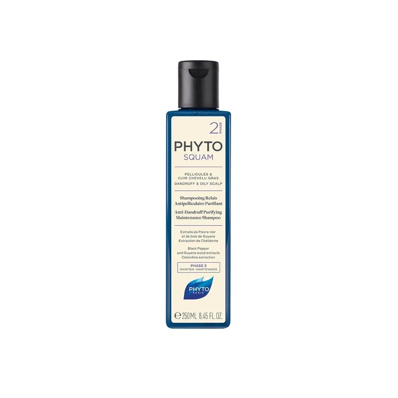 PHYTO SQUAM SHAMPOING PURIFIANT PELLICULES / CHEVEUX GRAS 250ML